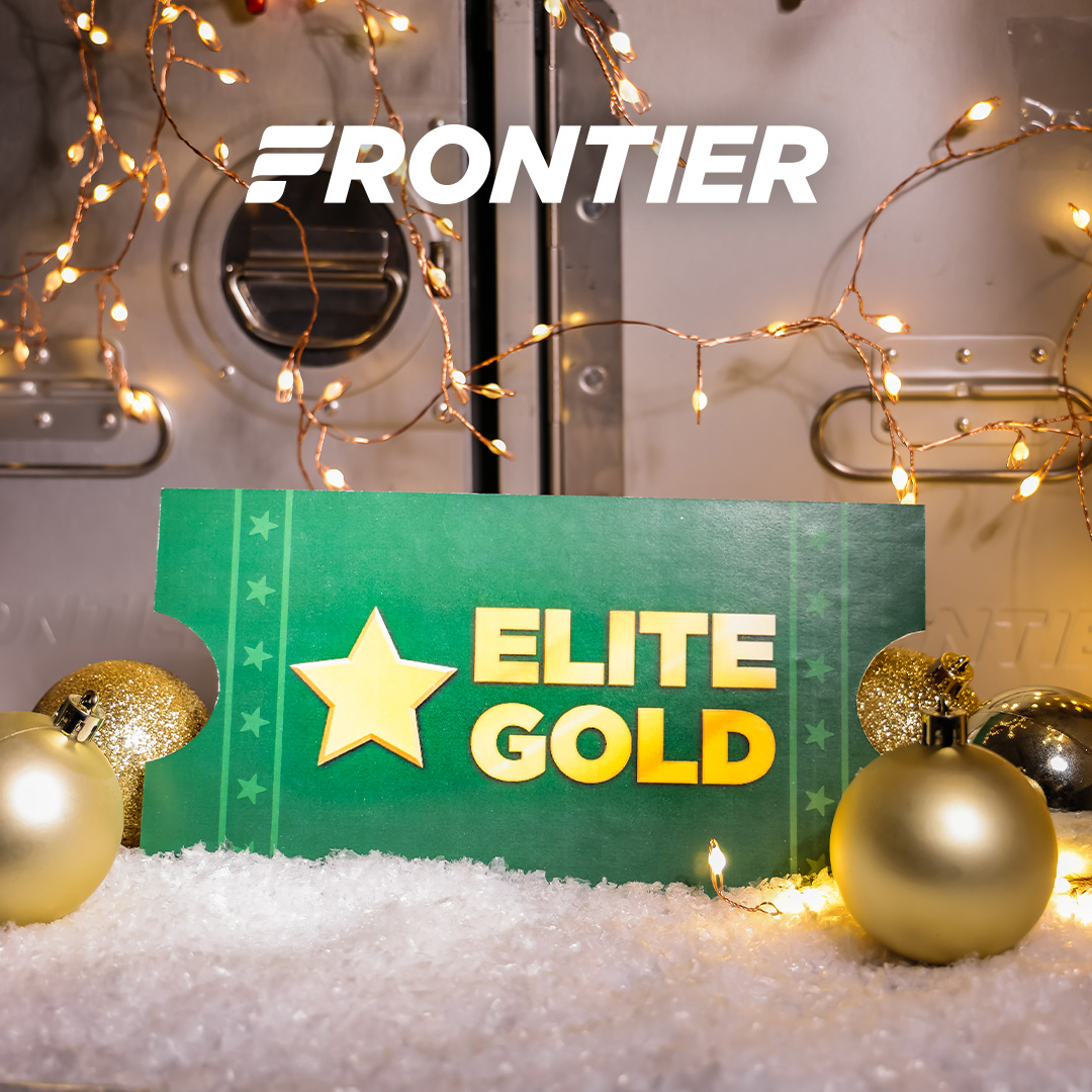FlyFrontier's tweet photo. It’s tiiiiiiiime... to start our 1️⃣2️⃣ Days of Giveaways! 🎁

On the 1st Day of Giveaways, Frontier gave to me... Elite Gold Status + 2 free flights! ✈️

HOW TO ENTER: 
1. Follow us @FlyFrontier 
2. Like this post 
3. Enter here ➡️ https://t.co/y0YLtshrHX 
✨Bonus entry! Repost this post! 

Stay tuned for tomorrow's prize announcement! Winner will be notified via DM on or before 12/27/24. Enter by 12/11/24 at 11:59 pm MST. Click the link to read the official rules.