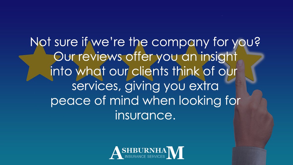 ashburnham's tweet image. Not sure if we are the insurance company for you? Check out our reviews to hear straight from our existing clients! #insurancecompany #businessinsurance
ashburnham-insurance.co.uk/reviews/