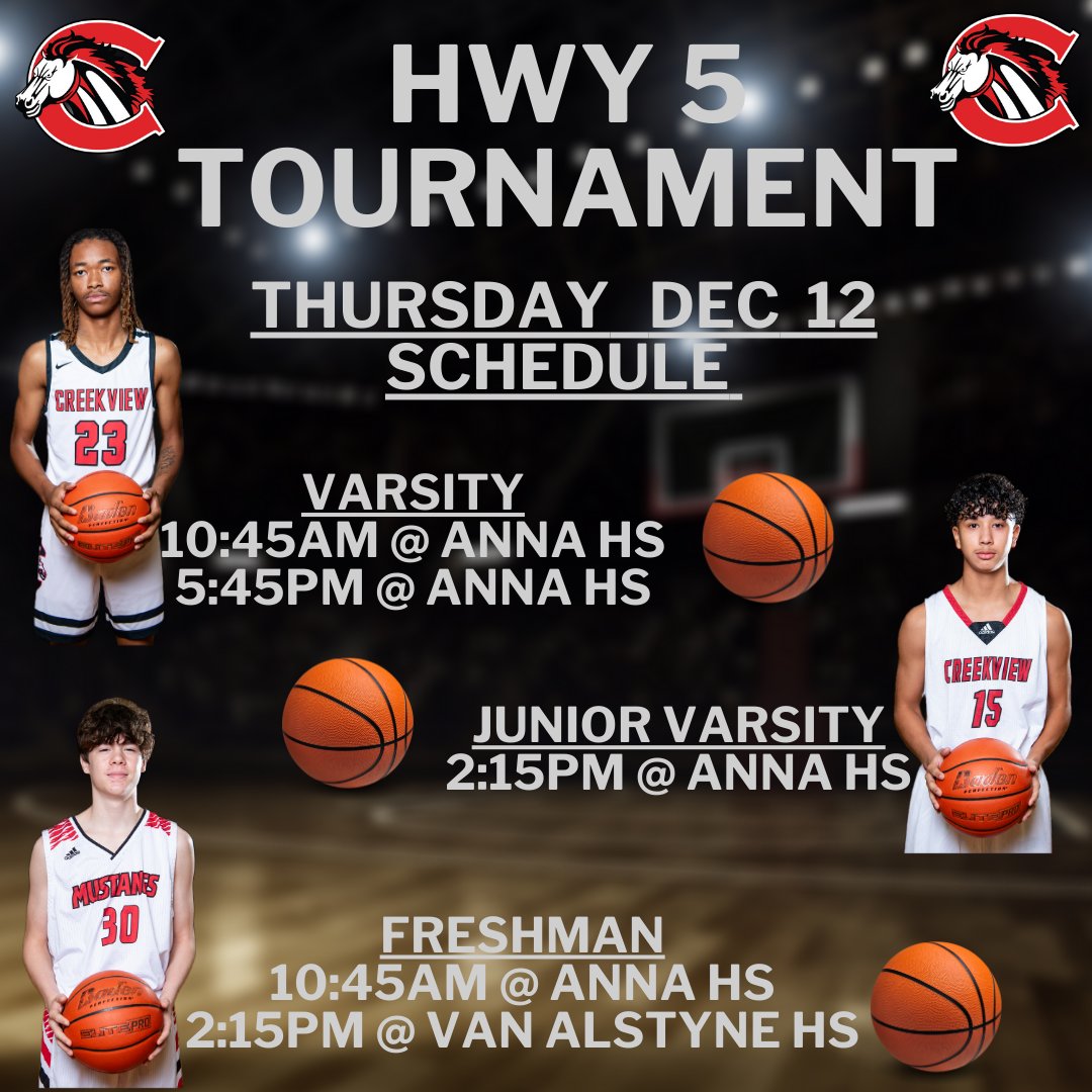 Big🏀weekend for the Stangs! <a href="/SulakCFB/">Leon Sulak</a> <a href="/hoopinsider/">Hoopinsider</a> <a href="/CmsaMustangs/">CMSAMustangs</a> <a href="/CoachOrtiz1/">CoachOrtiz</a> <a href="/CHS_MustangFB/">CreekviewFB</a> <a href="/CFBISD/">Carrollton-Farmers Branch ISD</a> <a href="/PutterRenee/">Renee Putter</a> <a href="/CreekviewLeads/">Creekview High School</a> <a href="/creekviewvolley/">Creekview High School Volleyball</a> <a href="/CreekviewAVID/">Creekview HS AVID</a> <a href="/GASOMass/">Ryan Massad 🔎</a> <a href="/hardwoodtexas/">Hardwood Texas</a> <a href="/TexasHoopsGASO/">TexasHoops/GASO 🔗</a> <a href="/TeamAreteBB/">TeamARETE Basketball</a> <a href="/CFBathletics/">CFB Athletics</a>