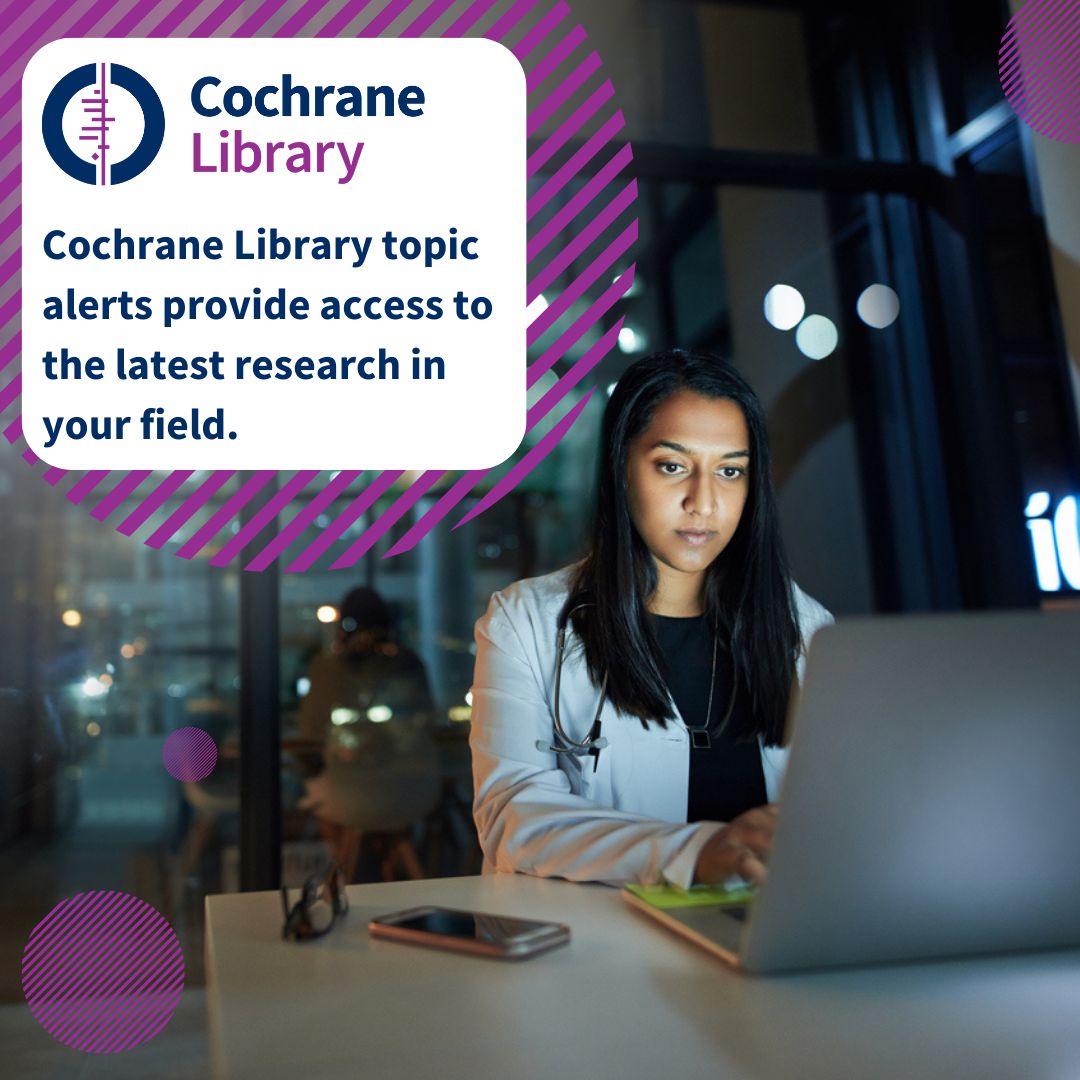 The Cochrane Library (@cochranelibrary) on Twitter photo 🤓 Set up weekly email notifications so that you are alerted when a relevant <a href="/cochranelibrary/">The Cochrane Library</a> Review is published. buff.ly/3RgFSII 🤓 Set up weekly email notifications so that you are alerted when a relevant <a href="/cochranelibrary/">The Cochrane Library</a> Review is published. buff.ly/3RgFSII