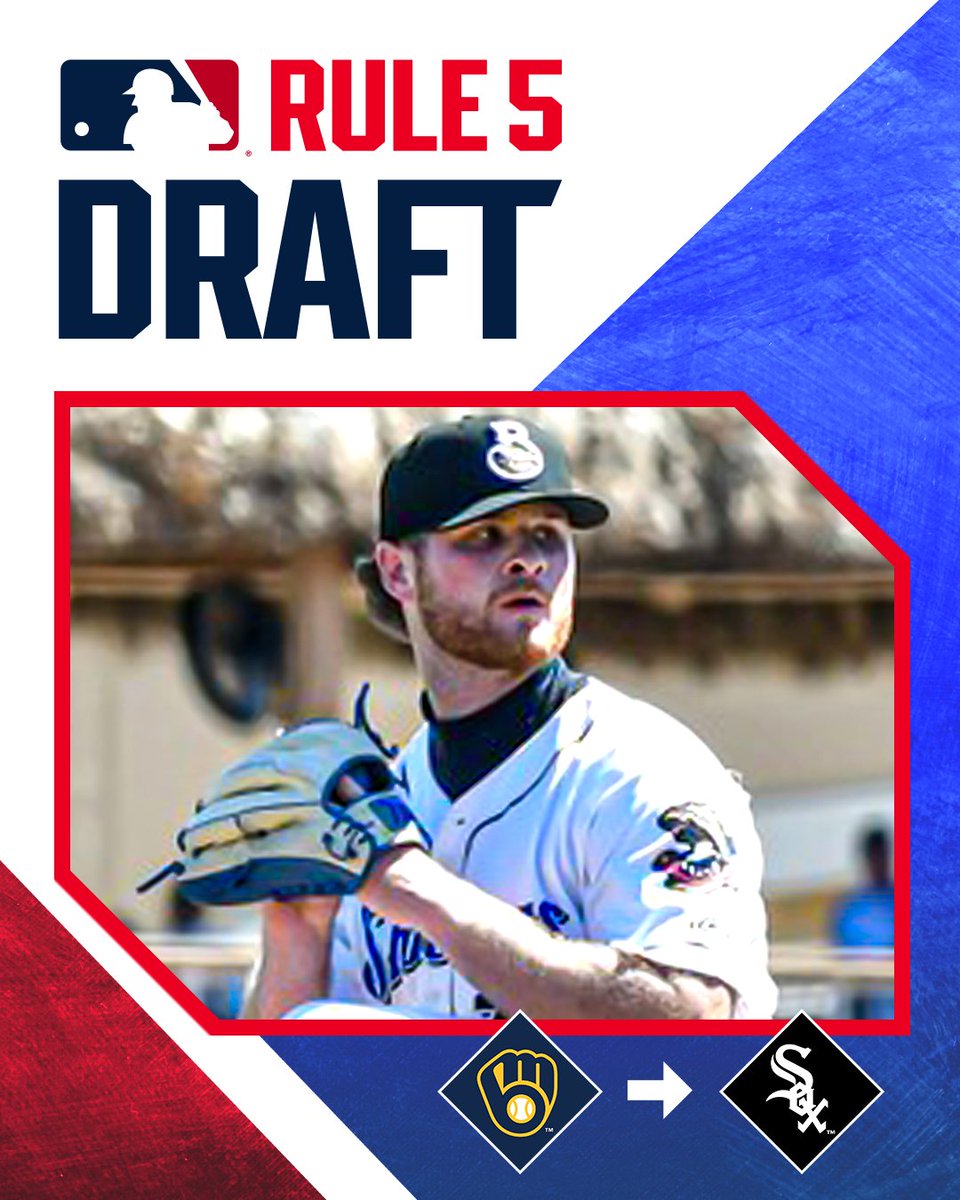 With the first pick of the Rule 5 Draft, the @WhiteSox select Brewers RHP Shane Smith.

Watch LIVE: atmlb.com/4g7cVLy
