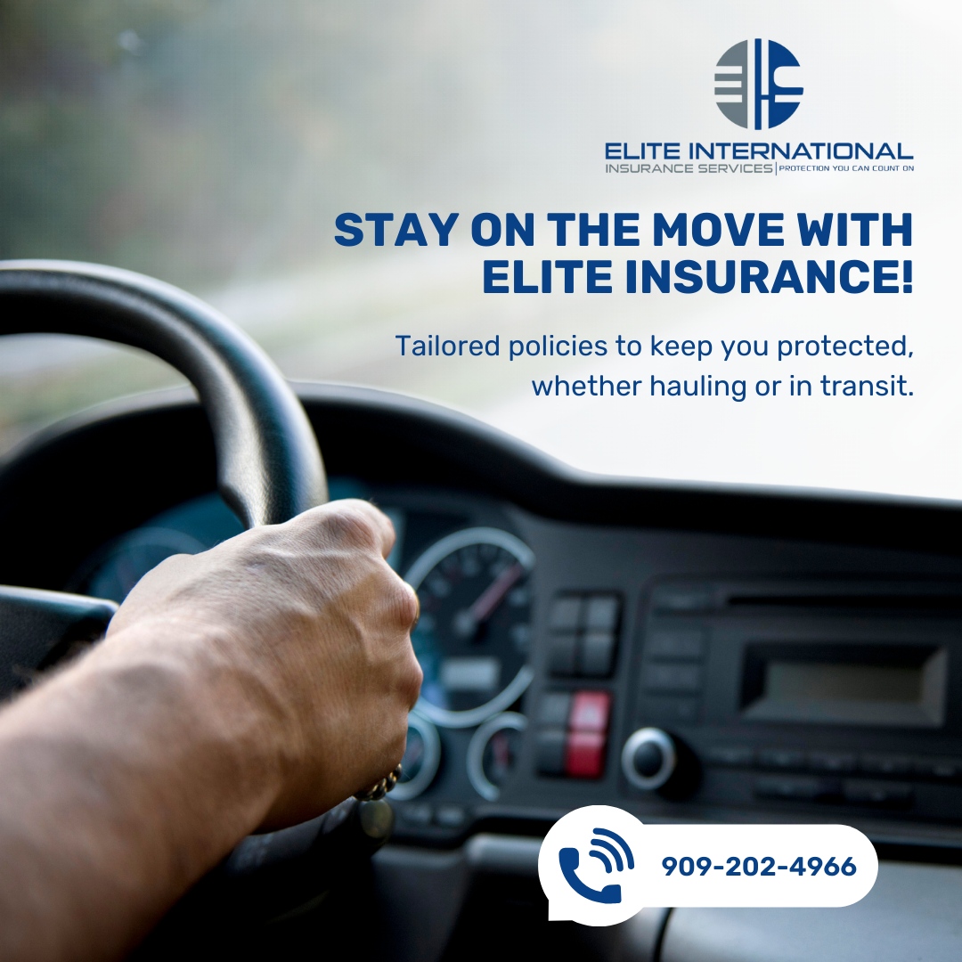 EliteInternat13's tweet image. Whether you’re hauling a full load or between stops, our tailored policies keep you protected. 

Stay secure, stay moving, stay ahead! 🛣️🛡️ 

📞 909-202-4966
🌐 eliteintins.com
📧 Info@eliteintins.com

#EliteInsuranceServices #TruckInsurancePros #InsuranceExperts