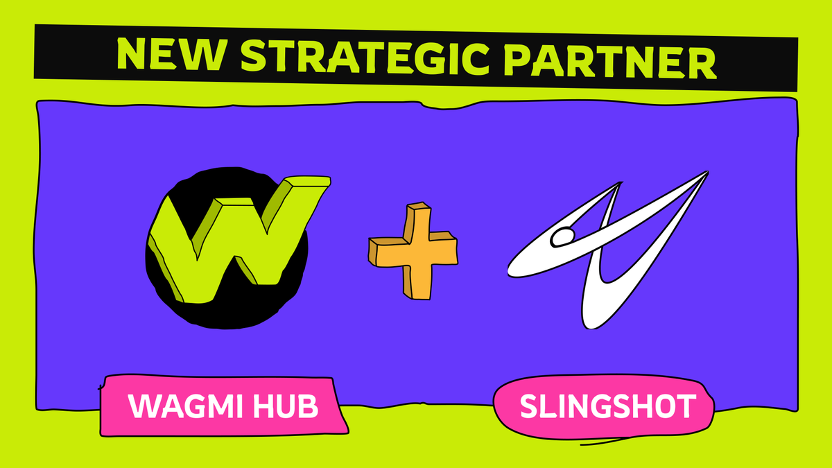 WagmiHub's tweet photo. 🚀 WAGMI HUB x Slingshot DAO

We are joining forces with @SlingshotDAO, the only DAO funding and producing UGC-powered games, giving gamers ownership and rewards for the games they love, backed by @animocabrands, @dragonfly_xyz and @0xPolygon 

Partnering with Slingshot DAO, WAGMI HUB integrates expertise, enabling new opportunities for cross-collaboration between memecoins, AI tools, and decentralized gaming experiences.

😎 Together, we’re not just playing the game – we’re rewriting the rules, so buckle up for an epic ride!