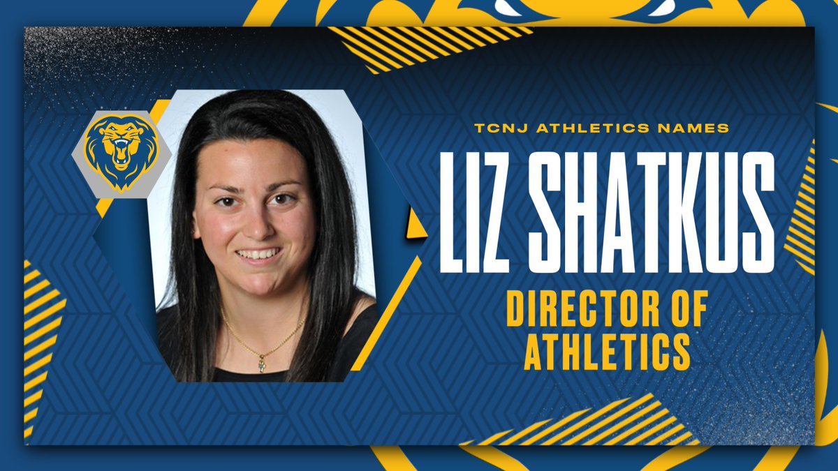 tcnjlions's tweet photo. We are THRILLED to announce that Liz Shatkus has been appointed full-time Director of Athletics! She is the 6th AD in the history of TCNJ Athletics, and will officially begin her duties on January 1, 2025

https://t.co/OvpbSitlaR

#TCNJ #LionPride @d3Playbook @NCAADIII https://t.co/WIjs9B7ytt
