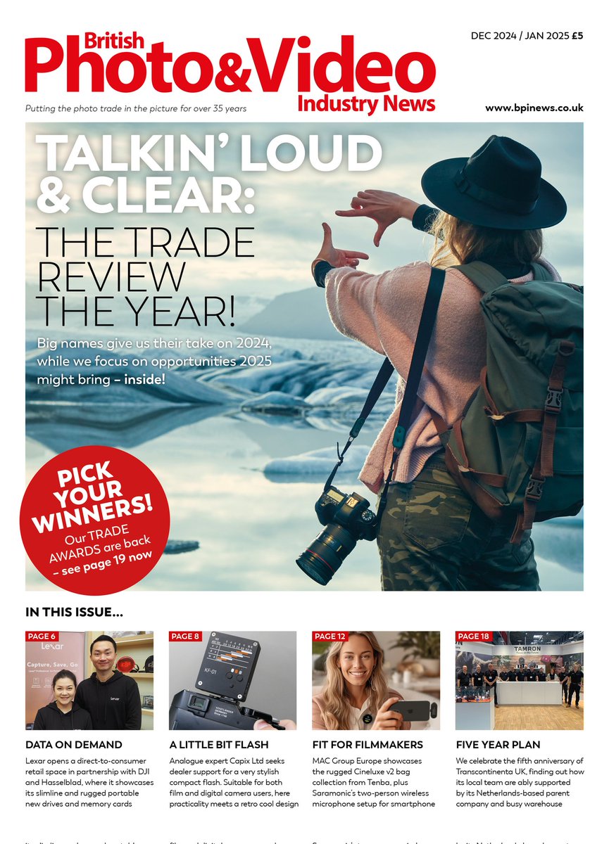 New <a href="/bpi_news/">British Photo & Video Industry News</a> up online... last one of the year with the photo / video trade talkin' loud and clear... spot the #OMD reference!
