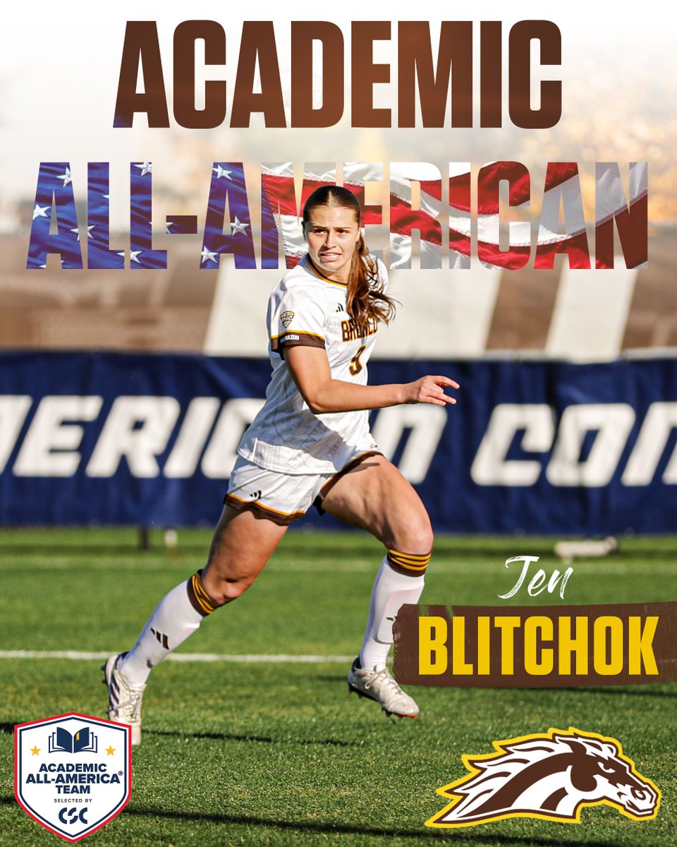 Is there anything she can't do? For the second consecutive year, Jen is an Academic All-American! 

READ -- buff.ly/4gttNfb 

#BroncosReign
