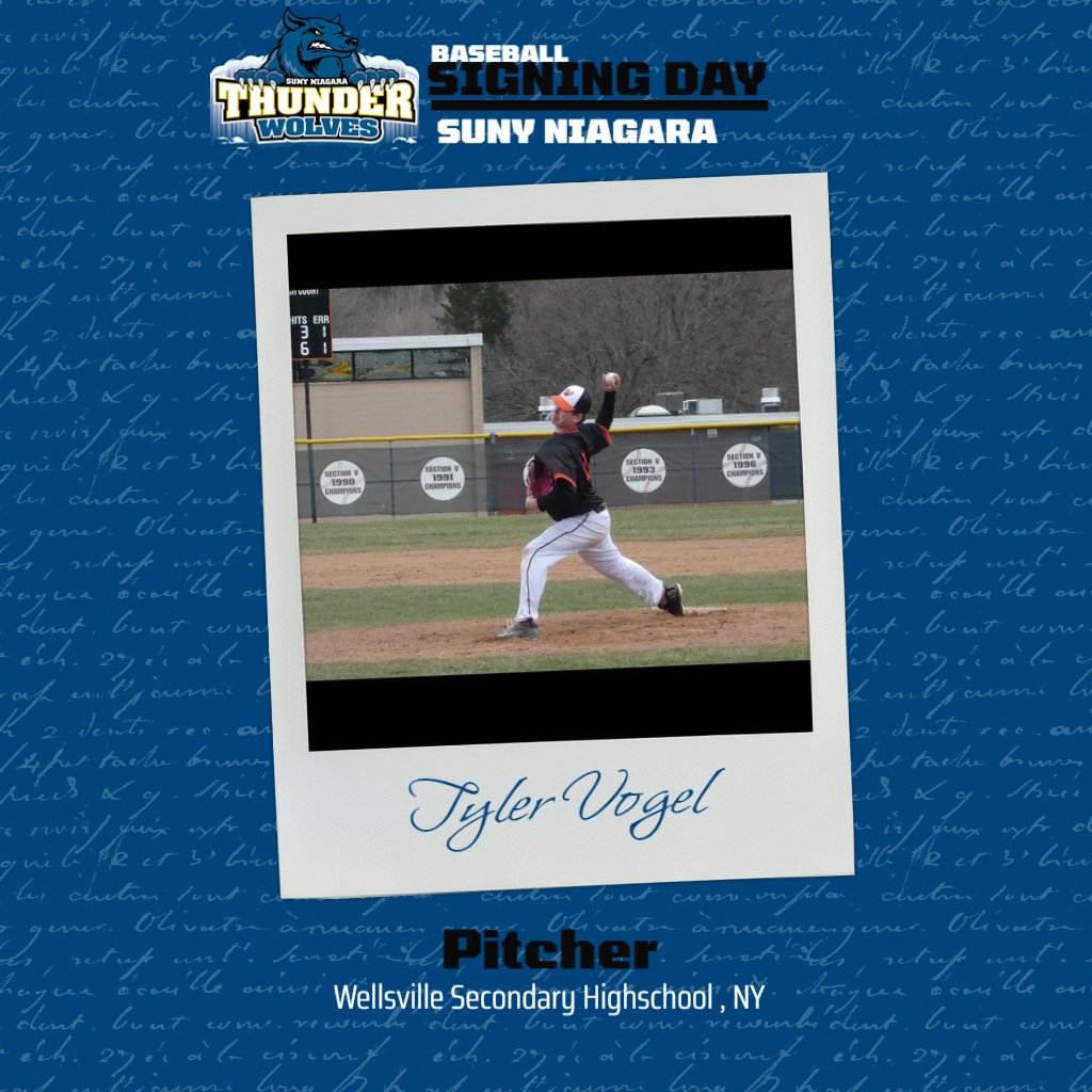 NiagaraTwolves's tweet photo. Welcome to SUNY Niagara Baseball, Tyler Vogel!
@TyVogel1 @NEPrideRecruits @wellsvillelions https://t.co/FP2yNzieAg