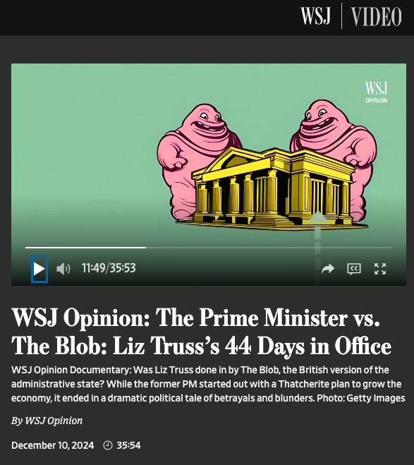 pearpod's tweet photo. New free 30-min WSJ Documentary just released on British Prime Minister, Liz Trust: "The Prime Minister vs. The Blob" - I worked on this film w/ Michael Pack &amp; Palladium Pictures - utilizing AI animation. #palladiumpictures #fivehive #wsj #aifilmmaking https://t.co/0jHYjqV2fP https://t.co/ZPEGrnAnjS
