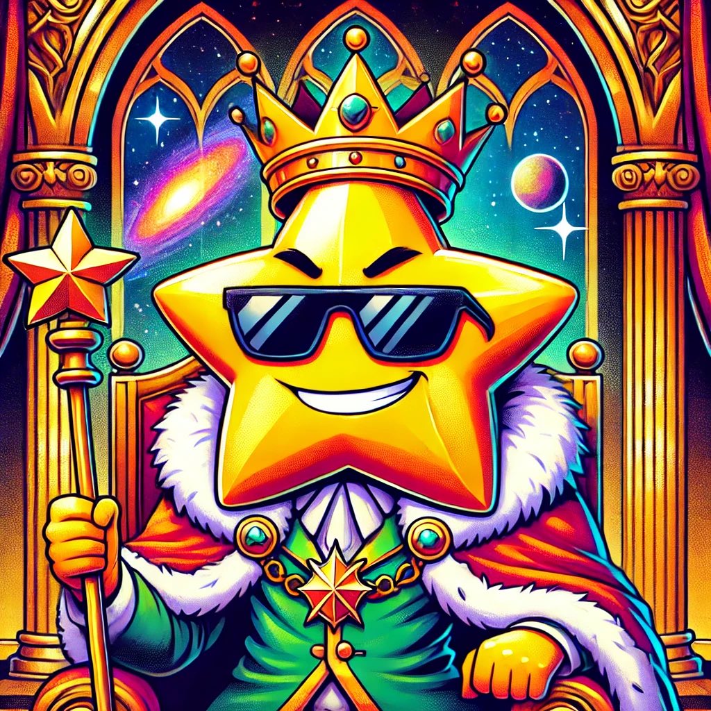 StarBroCoin's tweet photo. โ๐๐ StarBro reigns supreme, stacking stars and ruling the cosmos. ๐โจ #StarBro #CryptoKing #StackStars #memecoin https://t.co/RfXz0hQzy4