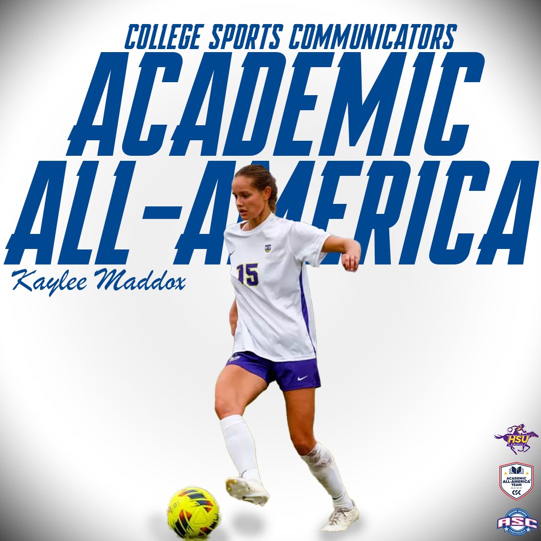 ⭐CSC ACADEMIC ALL-AMERICA - Kaylee Maddox⭐

Congrats, Kaylee!

Read more: ascsports.org/news/2024/12/1…

#ascsports #ascsoc #d3soc | <a href="/HSUAthletics/">HSU Athletics</a>