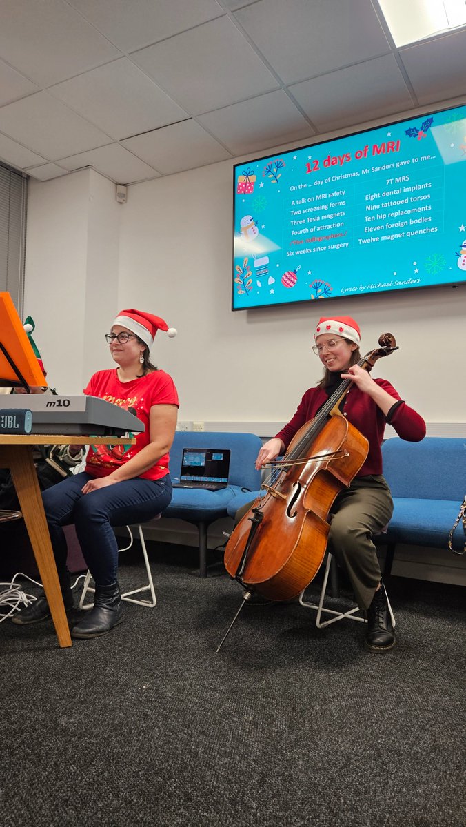 🎄IT'S HAPPENING AND WE'RE ALL EXCITED! 🎄
Annual WINstruments Christmas sing-along, featuring our favourite "12 days of MRI" 🤩🧲