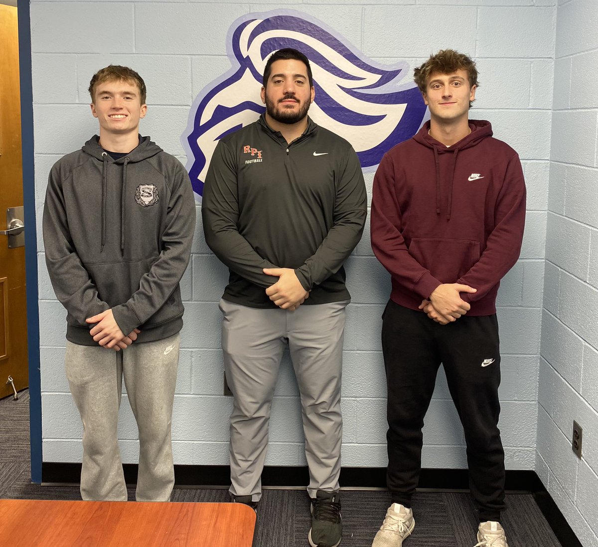 alj_football's tweet photo. Very thankful and appreciative that we had the opportunity to have RPI here to recruit our football players. Thank you RPI and Coach Barbieri for expressing interest and giving our guys this great opportunity! @RPIFootball @CoachBarbieri #CrusaderNation #pursuingperfection https://t.co/16q1q7T0SY