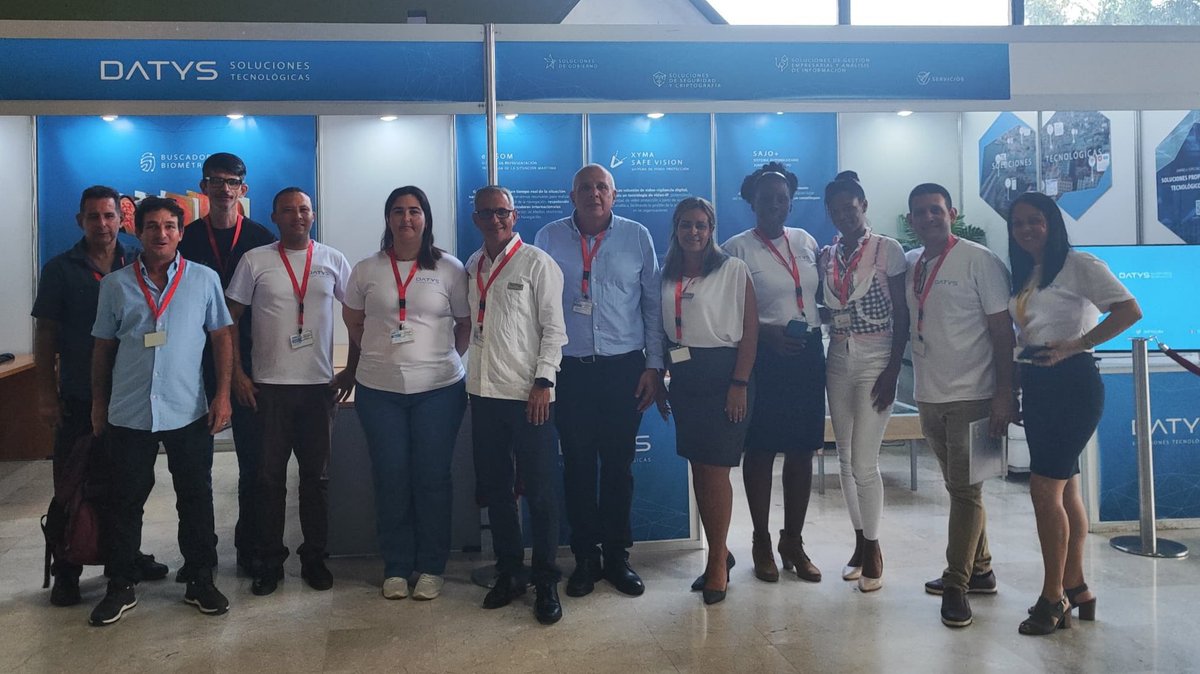 DatysCuba's tweet photo. ¡Datys se enorgullece de participar en #Tecnicrim2024! 🌍 Visítanos en nuestro stand y descubre Xyma Safe Vision 📹 y el Buscador Biométrico 🔍👤. ¡Emocionados de conectar con profesionales del sector! #Datys #Innovación https://t.co/TlYvDogUbD