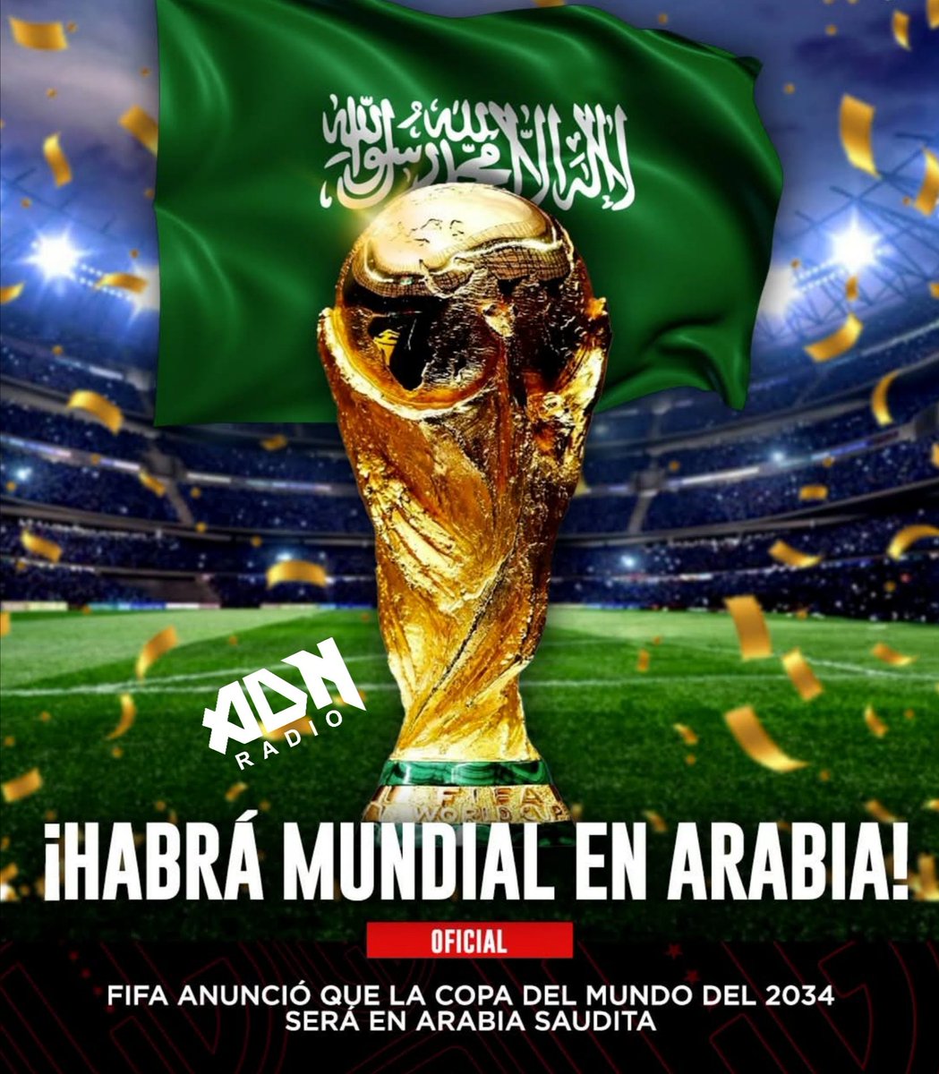 AdnRadio74's tweet photo. ✅ CONFIRMADO: Durante su Congreso Extraordinario, la FIFA oficializó las sedes de los próximos Mundiales.
🔜 Marruecos, Portugal y España como principales sedes, pero también habrá acción en Argentina, Paraguay y Uruguay (partidos inaugurales).
El torneo se disputará en Arabia https://t.co/WdDnsYVFDr