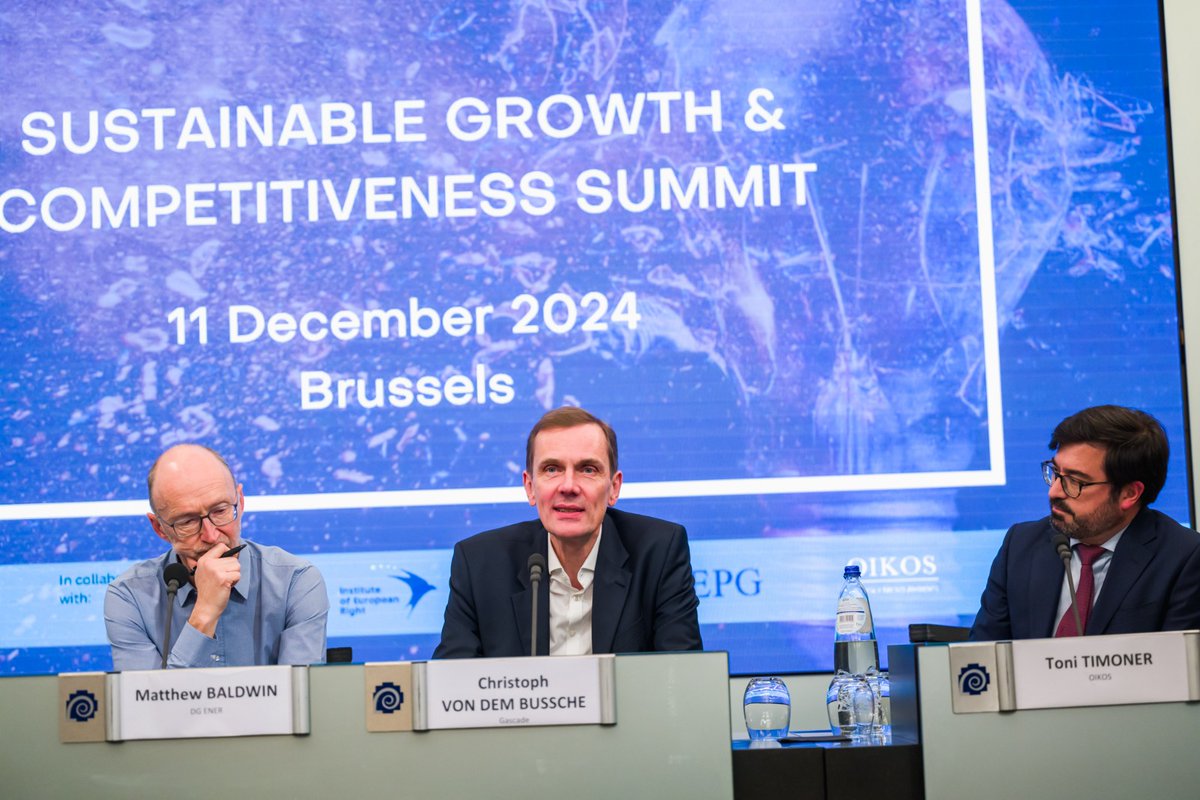 EPICO (@epico_online) on Twitter photo 👀It's time for the second panel discussion of the day at #SGCS2024
💡Competition, energy security and resilience: navigating trade-offs while avoiding new dependencies
🗣️<a href="/BaldwinMatthew_/">Matthew BALDWIN</a>, and Christoph von dem Bussche, moderated by <a href="/ToniTimoner/">Toni Timoner</a> 👀It's time for the second panel discussion of the day at #SGCS2024
💡Competition, energy security and resilience: navigating trade-offs while avoiding new dependencies
🗣️<a href="/BaldwinMatthew_/">Matthew BALDWIN</a>, and Christoph von dem Bussche, moderated by <a href="/ToniTimoner/">Toni Timoner</a>