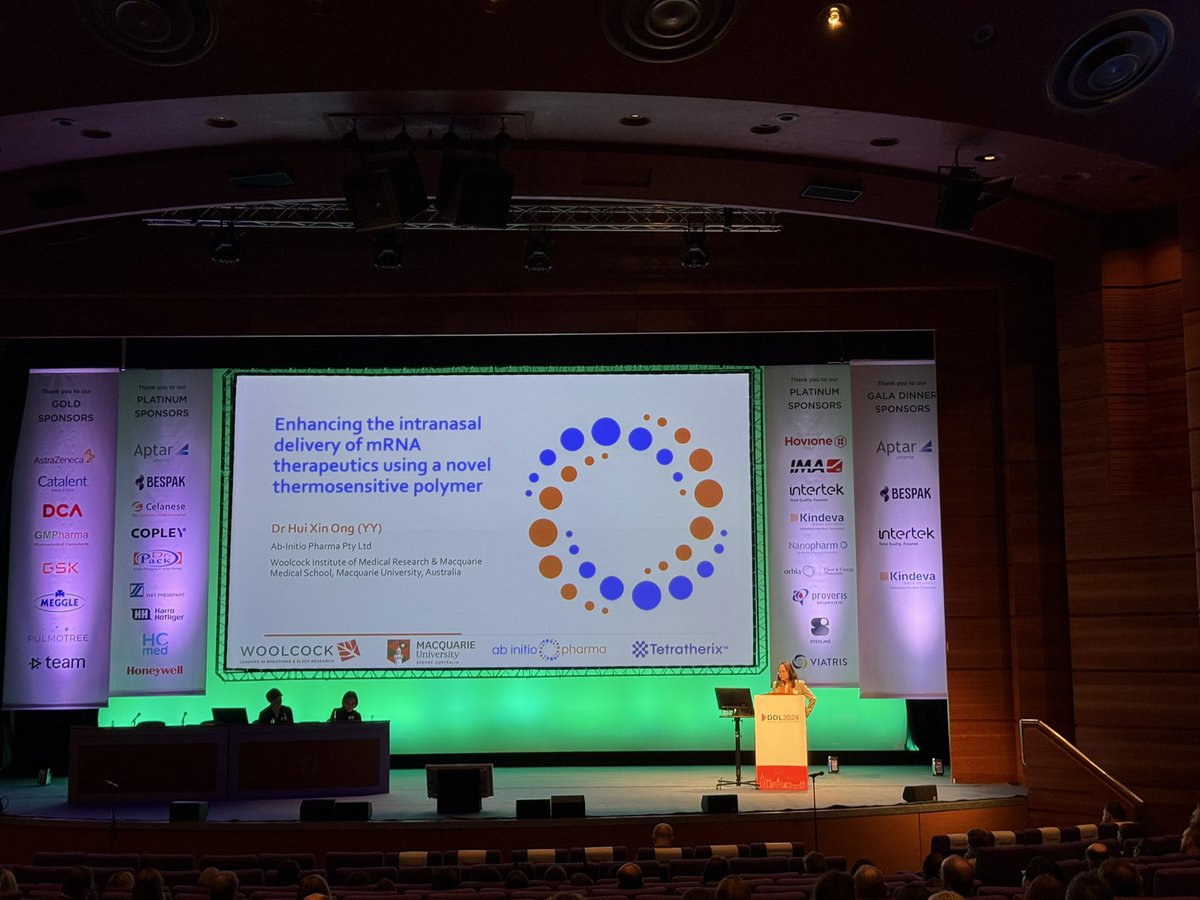 Ab initios CSO, YY talks about advanced nasal drug delivery of RNA using Tetatherix matrix  #ddl2024