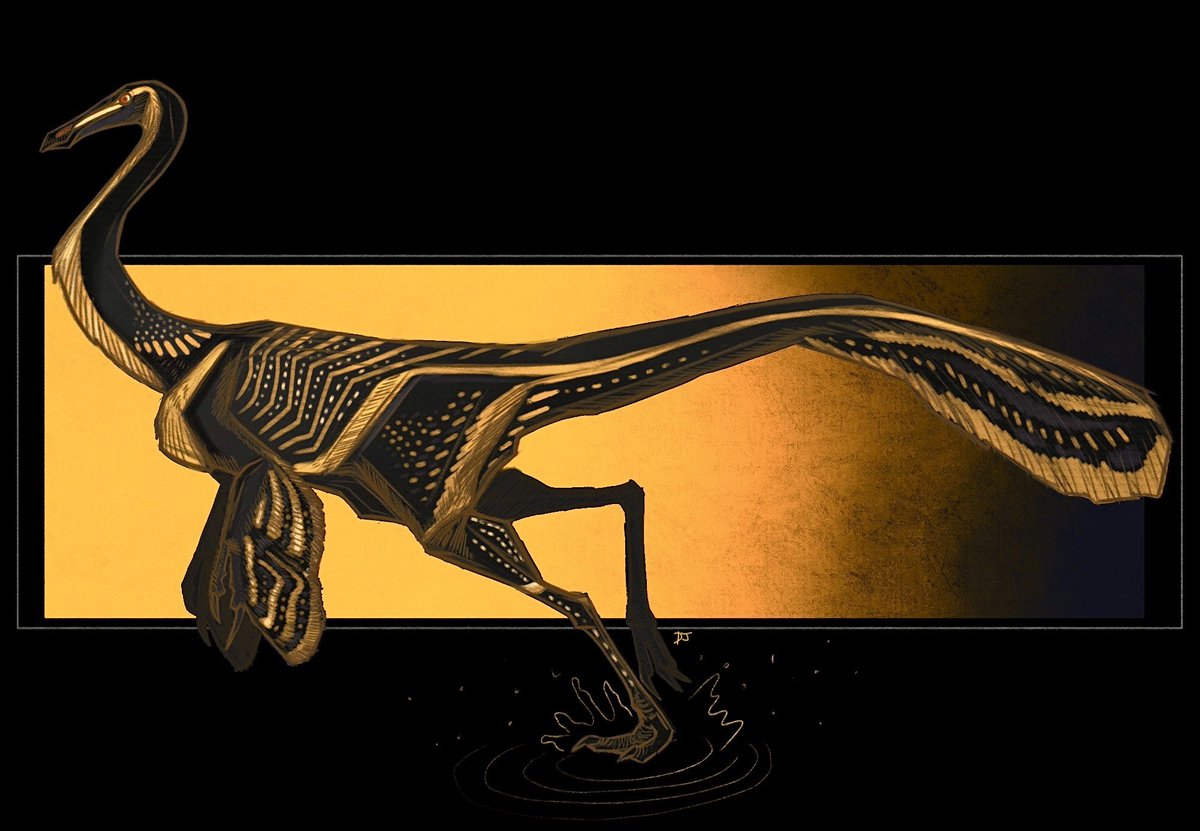 DinoDJ14's tweet photo. Gallivanting Gold✨
ft. Gallimimus https://t.co/mfkG2GLy3v