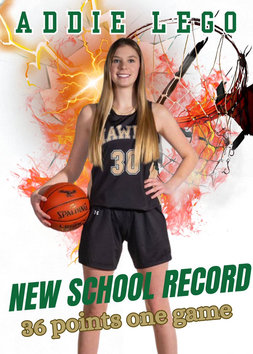 📣📣📣New School Record Alert📣📣📣

Congratulations to Addie Lego for breaking the school record for number of points per game!