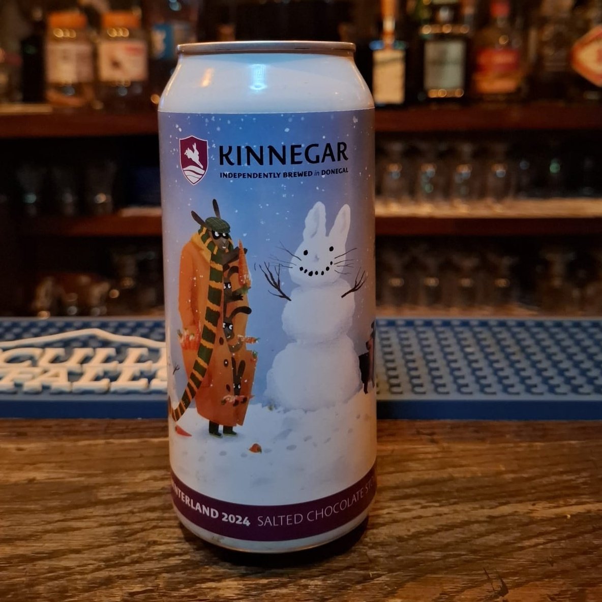 Day 11 of our Advent Beer Box brings

Winterland 2024 from <a href="/kinnegar/">Ronan Batty</a> 

A seasonal release made especially for the colder nights by the fire. This Salted Chocolate Stout offers a beautiful combination of flavours. 

#limerick #mothermacspub #mymothermacsexperience
