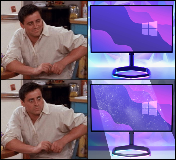 Quand tu réalises que le jour du nettoyage est largement dépassé !

#pcmeme #pcmr #memes #gamingsetup