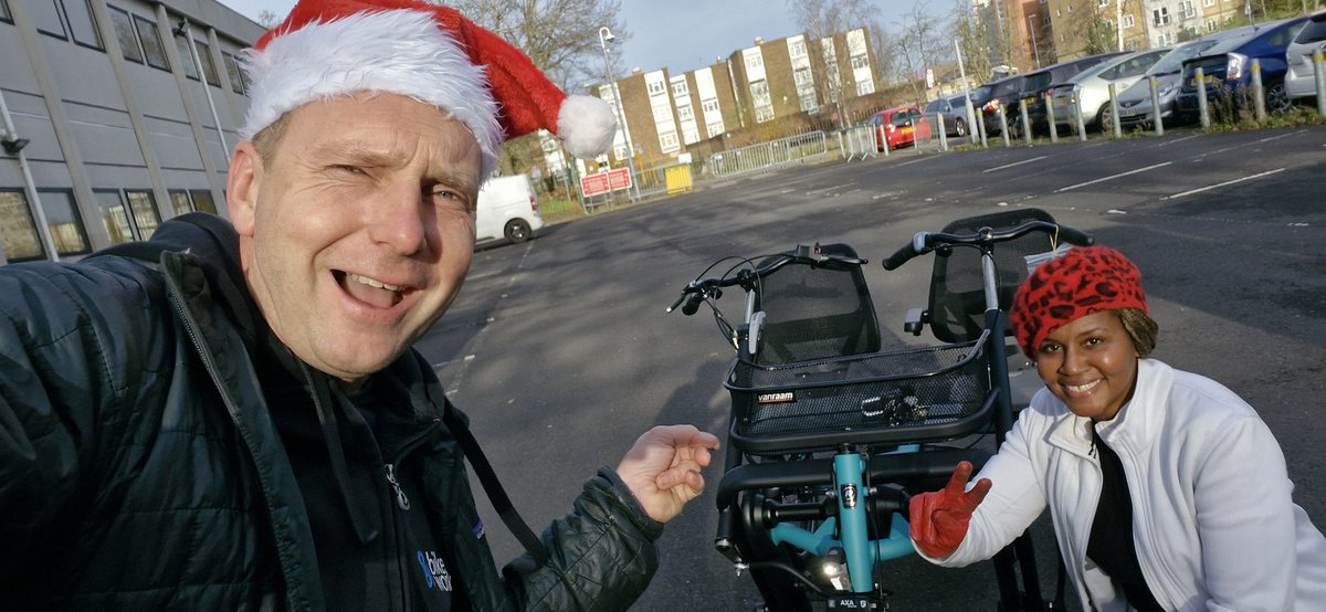 Its was a pleasure to drop it off and even better to see it being used. More info here on our retail offer adaptive.bikeworks.org.uk