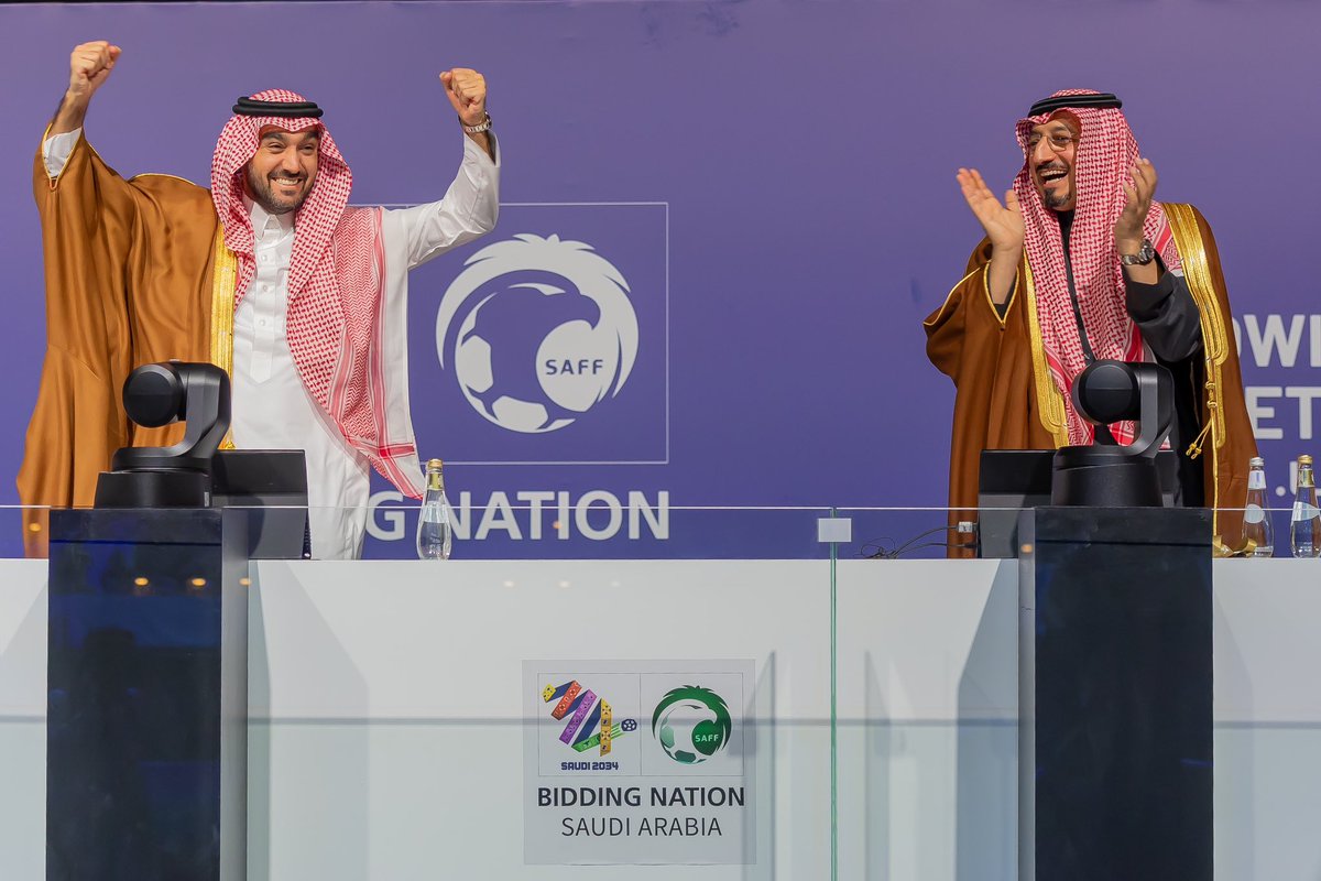 كأس العالم 2034 في المملكة العربية السعودية، شكرًا لقيادتنا الرشيدة 🇸🇦
بكم ننمو.. ونحقق أحلامنا 💚

#أهلاً_بالعالم
#السعودية34  #معا_ننمو 

# العدسة_الماسية