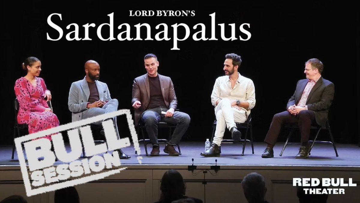OmarFMiranda's tweet image. How fun -- @redbulltheater kept the recording from our recent post-show discussion! What a great time. Unforgettable. 

Watch here: redbulltheater.com/sardanapalus

@KSAAcomm @ByronSociety @Keats_Shelley