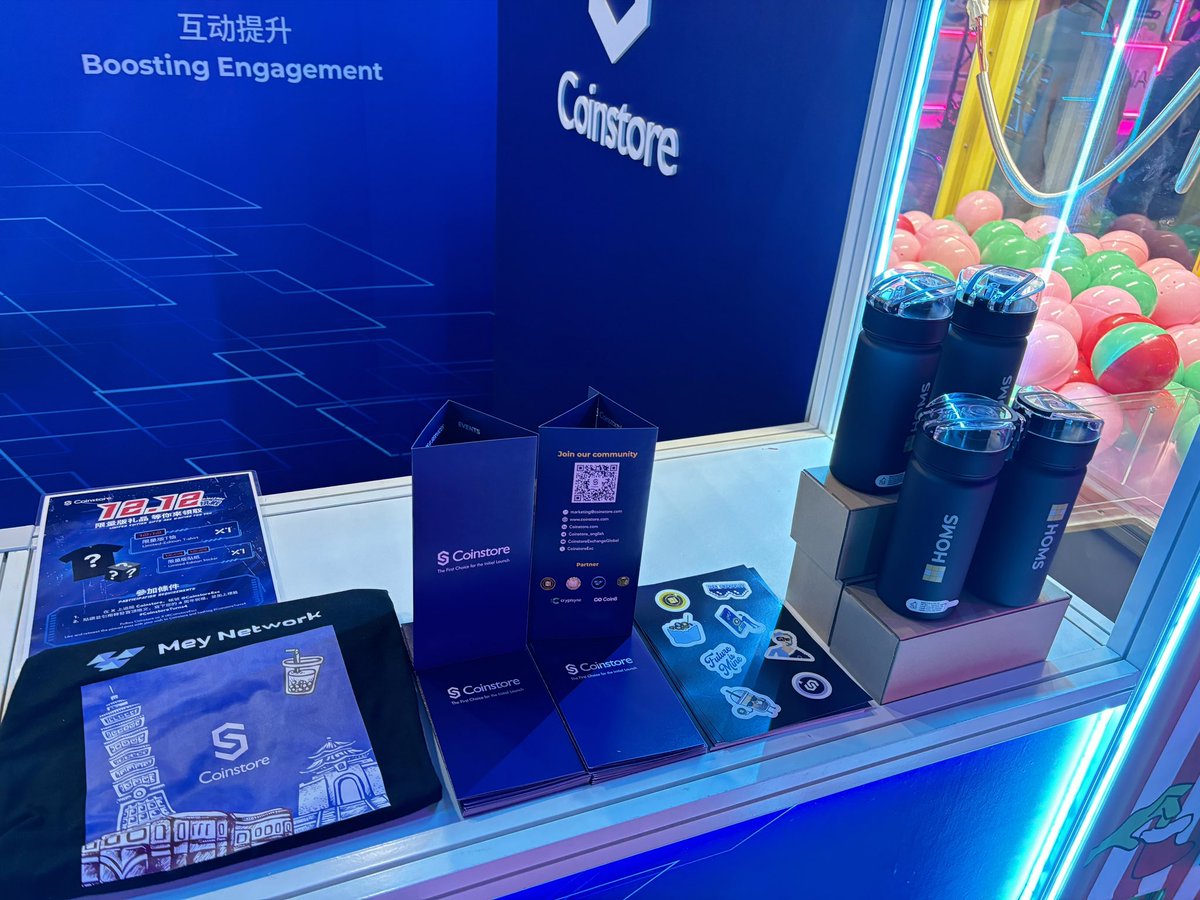 CoinstoreExc's tweet photo. 🎉 Happening in a few hours! Join us at the Coinstore booth at Taipei Blockchain Week 2024! 🚀

Discover our one-stop incubation platform, enjoy fun activities, and grab exclusive merch! 💡

📅 12th–14th Dec 2024
🕘 9am-6pm (12th-13th) | 9am-5pm (14th) GMT+8
📍 Songshan Cultural & Creative Park

🔗 Don’t miss out—come visit us!

#Coinstore #TaipeiBlockchainWeek2024