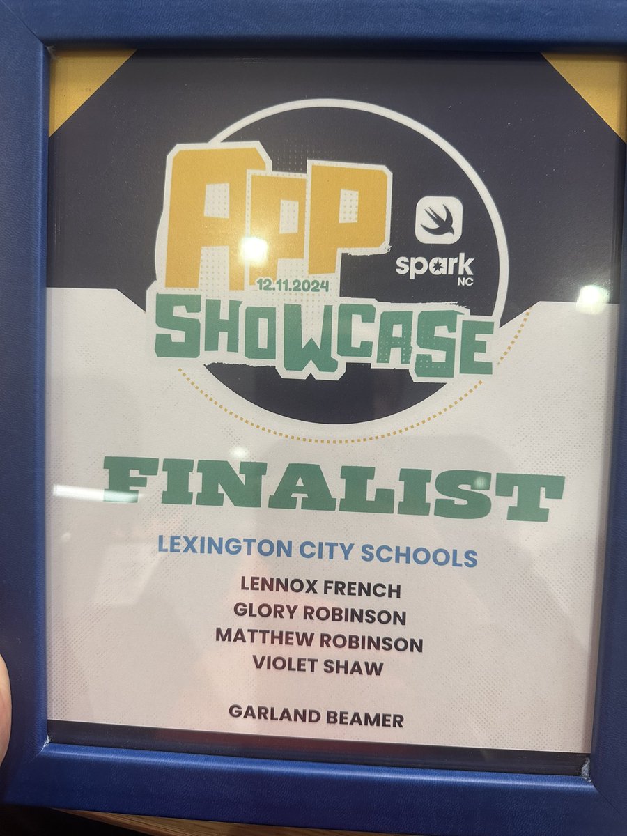 Jermaine L. Porter, PhD. (@jermainelporter) on Twitter photo When your <a href="/JacketsLSHS/">Lexington Senior High School</a> scholars are a finalist for the <a href="/wearesparknc/">sparknc</a> App Showcase at <a href="/Apple/">Apple</a> ! You show up and support! Great job team! Proud Principal! #WinTheDay #ThriveintheHive <a href="/nakiahardy/">Nakia Hardy</a> <a href="/LCSJackets/">Lexington City Sch</a> <a href="/leighjones23/">leigh jones</a> <a href="/BruceCarrollEDU/">Bruce Carroll</a> <a href="/MoGreenforNC/">Mo Green for NC</a> When your <a href="/JacketsLSHS/">Lexington Senior High School</a> scholars are a finalist for the <a href="/wearesparknc/">sparknc</a> App Showcase at <a href="/Apple/">Apple</a> ! You show up and support! Great job team! Proud Principal! #WinTheDay #ThriveintheHive <a href="/nakiahardy/">Nakia Hardy</a> <a href="/LCSJackets/">Lexington City Sch</a> <a href="/leighjones23/">leigh jones</a> <a href="/BruceCarrollEDU/">Bruce Carroll</a> <a href="/MoGreenforNC/">Mo Green for NC</a>