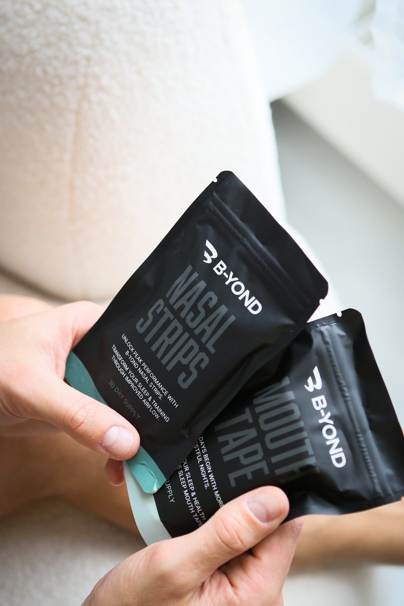 Boost your oxygen intake with our nasal strips—perfect for workouts and restful sleep. They’re also a great Christmas gift for the athletes in your life! 

Available now at byondperformance.com.

#nasalstrips #Recovery #PreWorkout #PostWorkout #restorativesleep
