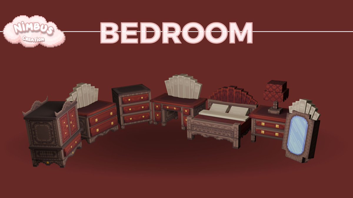 NimbusLimited's tweet photo. Discover Nimbus Creations' Mermaid Models! Stunning Minecraft furniture designs for every room—elegant, whimsical, and pixel-perfect. #NimbusCreations #MermaidModels #minecraftdesigns #pixelart #FurnitureDesign #CreativeShowcase #WhimsicalDesign #MinecraftTrend #Blockbench https://t.co/5CQHkPKwkS