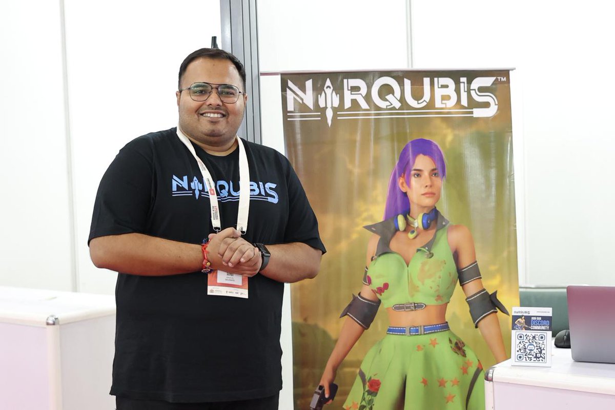 Narqubis's tweet photo. What an incredible experience at the @TiEGlobal  Bangalore Summit 2024! 

Engaging discussions about gaming and  future of Narqubis have truly inspired us. 

Looking forward to staying in touch and future collaborations!

Thank you STPI Image CoE.
Elated to be part of Sayuj. https://t.co/NAqSMreKrR