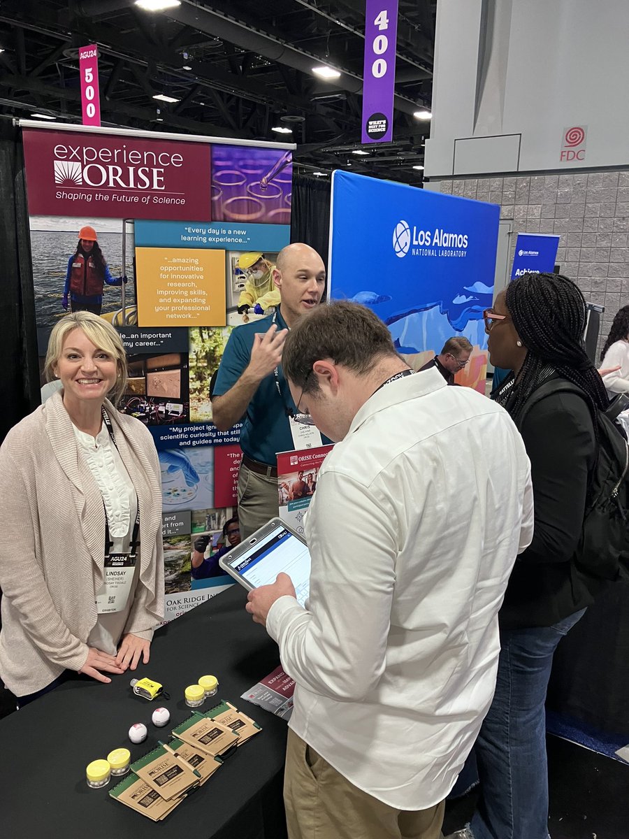 Beth A. White, Ph.D. (@bethawhitephd1) on Twitter photo Good afternoon, AGU!
Come see us in booth 345. We’re talking about #STEM #internships available through.<a href="/ExperienceORISE/">Experience ORISE Internships and Fellowships</a> Good afternoon, AGU!
Come see us in booth 345. We’re talking about #STEM #internships available through.<a href="/ExperienceORISE/">Experience ORISE Internships and Fellowships</a>
