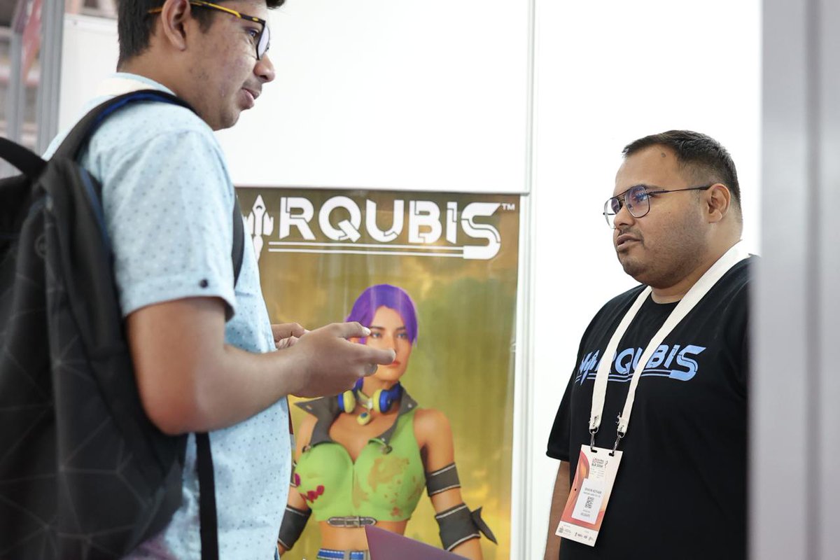 Narqubis's tweet photo. What an incredible experience at the @TiEGlobal  Bangalore Summit 2024! 

Engaging discussions about gaming and  future of Narqubis have truly inspired us. 

Looking forward to staying in touch and future collaborations!

Thank you STPI Image CoE.
Elated to be part of Sayuj. https://t.co/NAqSMreKrR