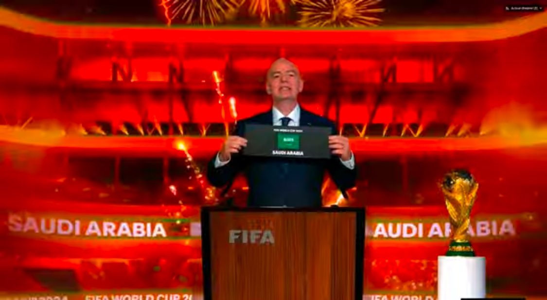 الف مبروك لمملكتنا 🇸🇦💚🇸🇦
دامت لنا عزاً و فخر
#كاس_العالم_2034
#welcometosaudi34