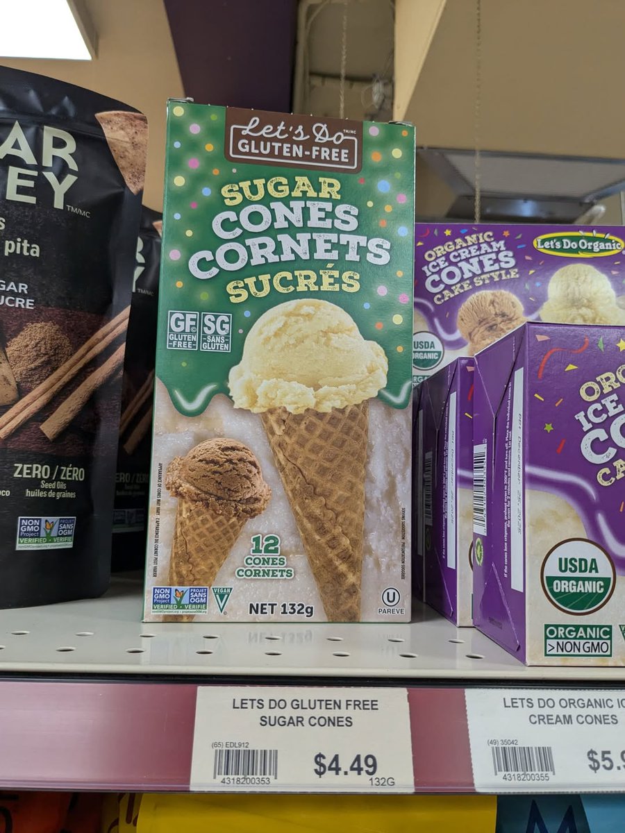 TheCeliacScene's tweet image. 🍦 Run - don’t walk - @LifestyleMkts on Douglas while supplies of #GlutenFree #IceCream #Cones last. A real deal at $4.49!
🍦Since 1995, Lifestyle Markets on offers the most comprehensive selection of gluten-free flours &amp;amp; baking ingredients in British Columbia. 

#celiac #yyj