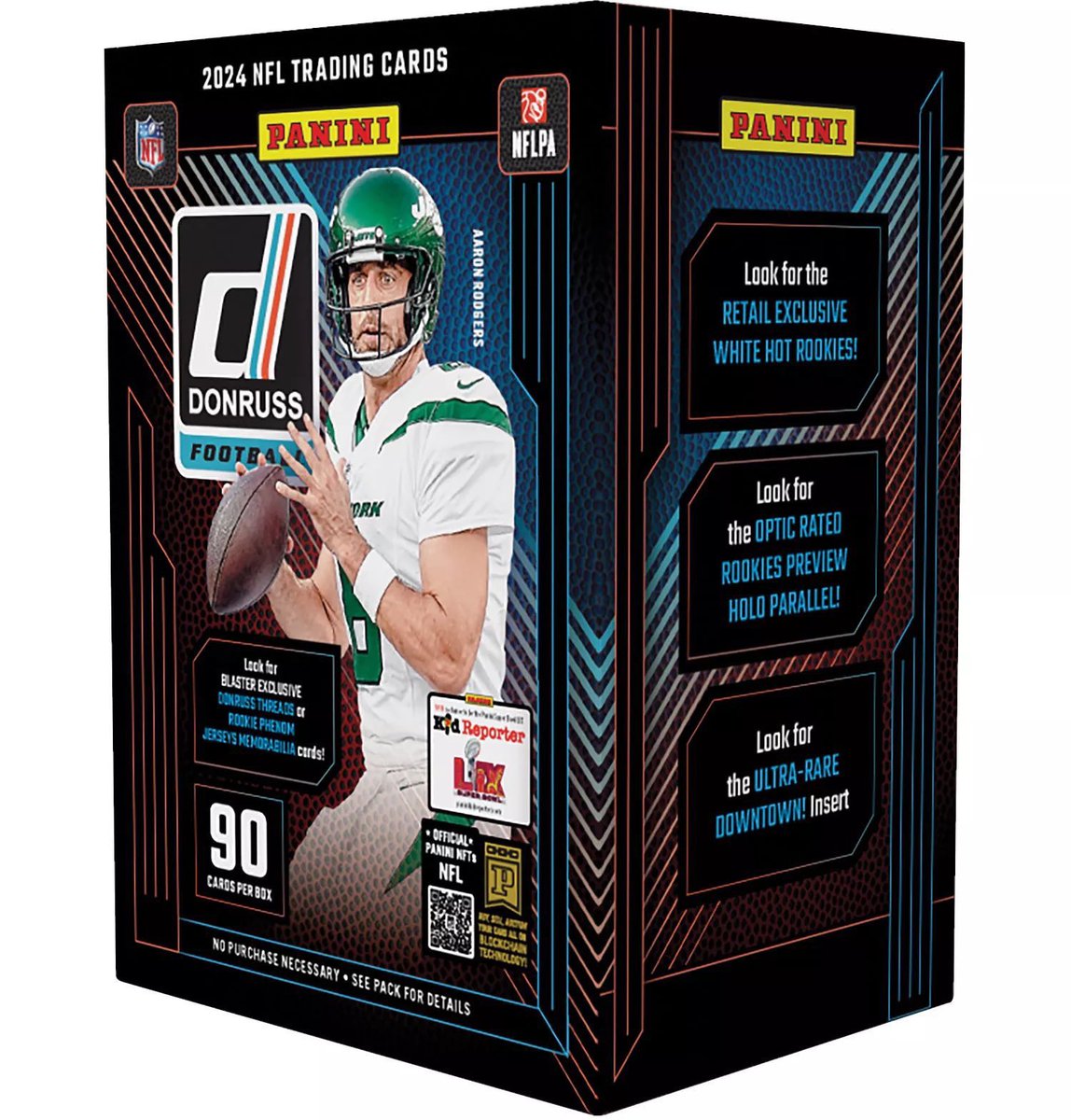 ricanking6's tweet image. Restock: 2024 Panini Donruss 🏈 Blaster Box at Scheels! #ad 

- 20 for a sealed case 📦
- Current stock 560 

bit.ly/41sgwza