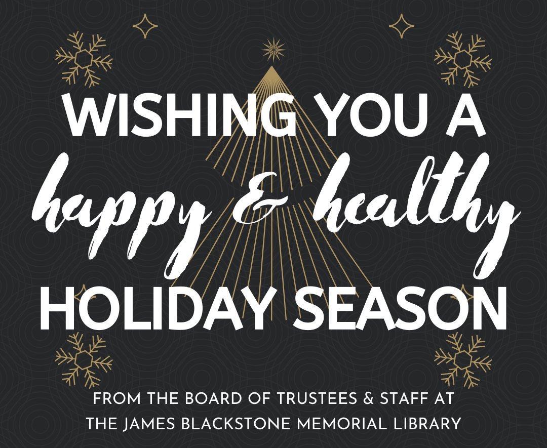 Blackstone Library Director's Report: December - mailchi.mp/blackstonelibr…