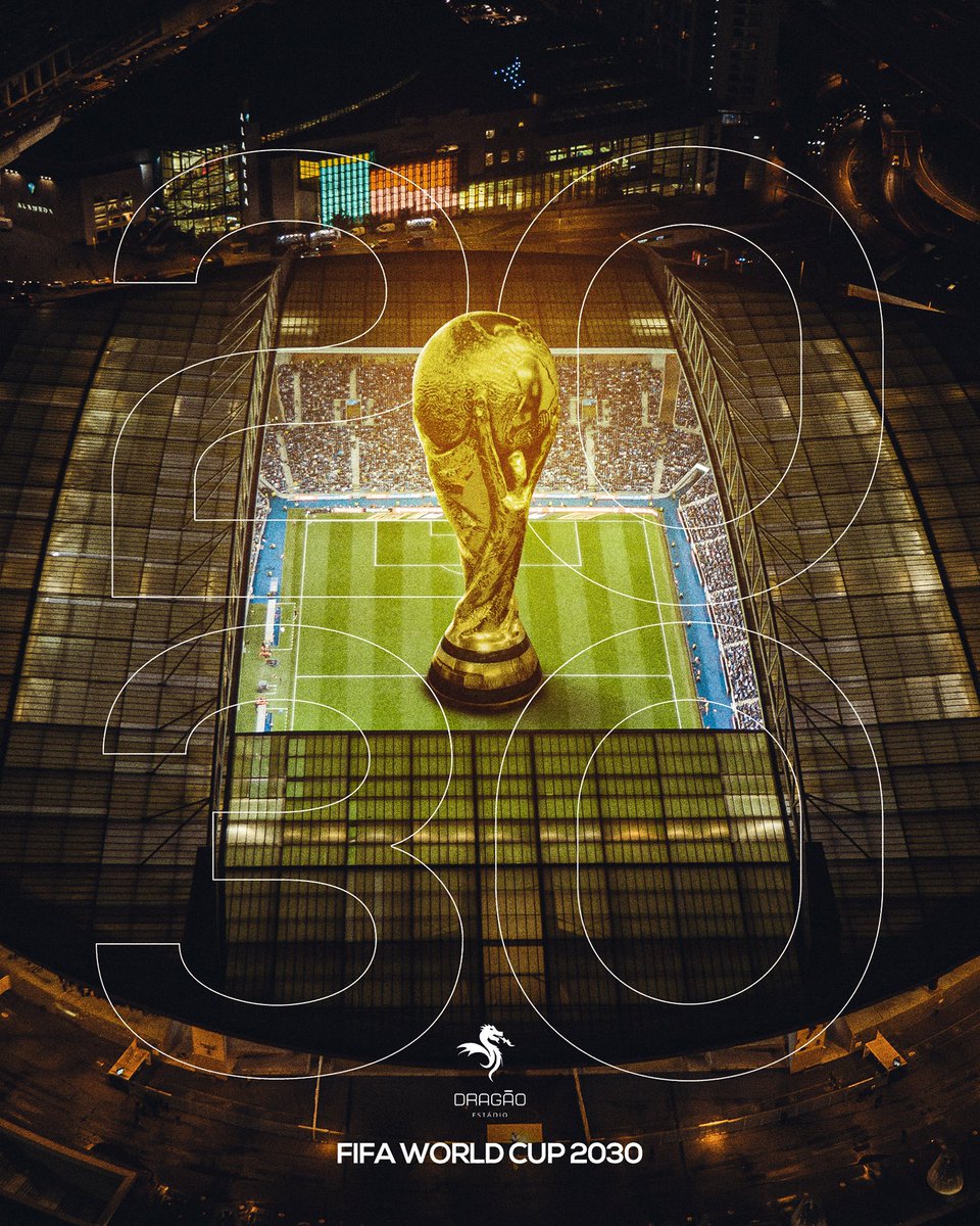 O #worldcup2030 vai passar pelo Estádio do Dragão🐉🏆

Até breve, <a href="/FIFAWorldCup/">FIFA World Cup</a> 🌎