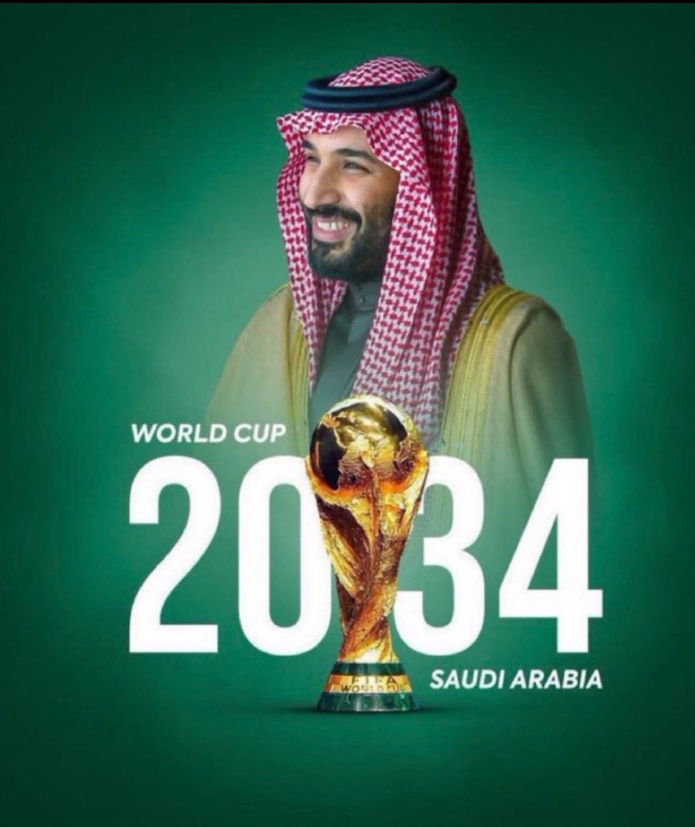 Mohammed8060's tweet photo. أبارك لمولاي خادم الحرمين الشريفين وسمو سيدي ولي العهد الداعم الأكبر والمُلهم ، ألف مبروك لوطني المملكة العربية السعودية
 إستضافة #كأس_العالم_2034 🇸🇦

وطن وقيادة وشعب لا يعرفون المستحيل 💚 https://t.co/lVzTnVCZrX