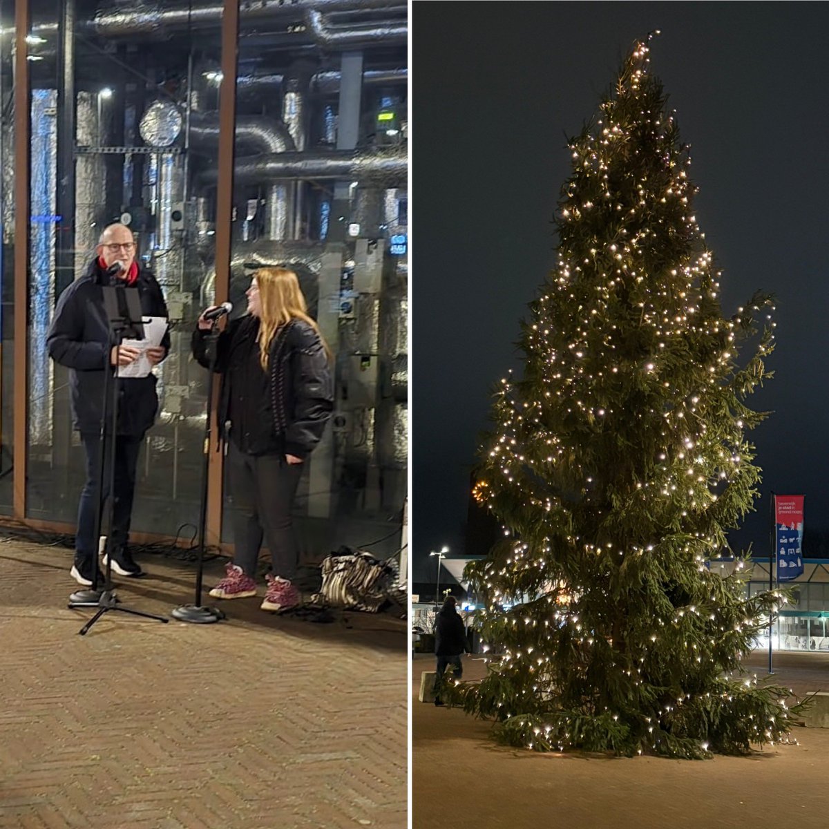 De echte kerstboom is terug!

Het was heel leuk om samen met Wethouder Struijf te mogen aftellen tot dat de lichtjes aan gingen en het zingen van een kerstliedje met een wethouder kan ik ook weer van mijn bucketlist afstrepen!

Team openbare ruimte, bedankt!🎄🌲

<a href="/gem_Beverwijk/">Gemeente Beverwijk</a>
