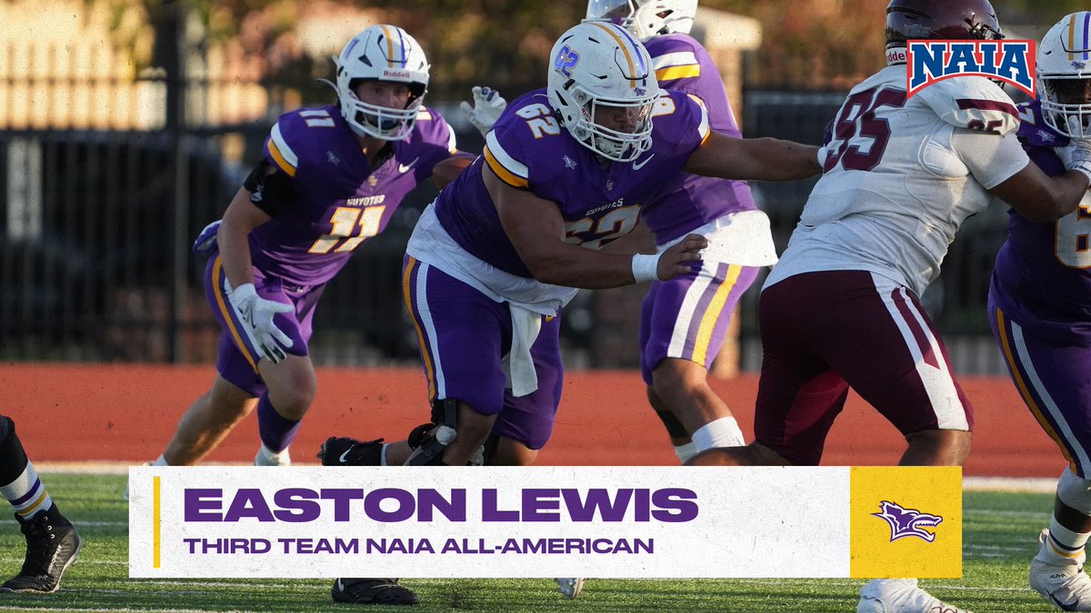 kwucoyotes's tweet photo. Easton Lewis has been named as a Third Team NAIA All-American https://t.co/HVCuqUrS7Z