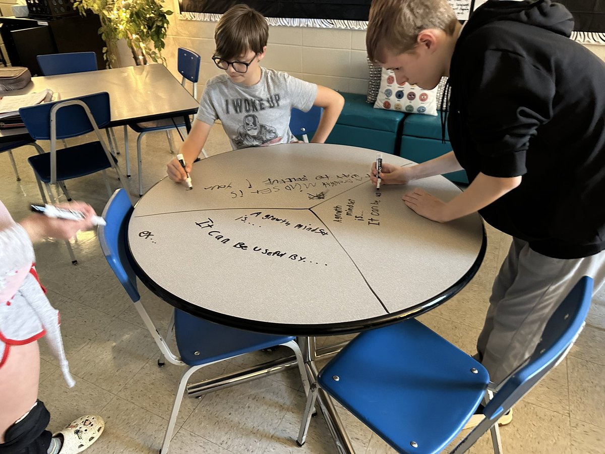 WoodAmyC's tweet photo. Learning about self-reflection and growth mindset with a shared writing activity!  Learning is more fun together!  @cleverschools https://t.co/gNWrEvri1A