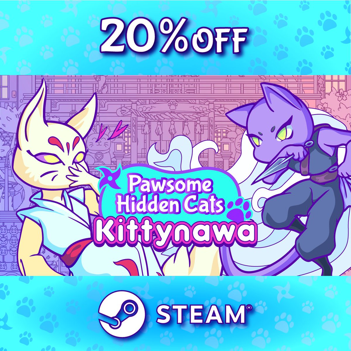 GemcraftGames's tweet photo. 🐾 It’s #WishlistWednesday, but who needs a wishlist when there’s a sale? 🐾

Kittynawa is 20% OFF in our special December sale! Forget waiting—go grab it now and dive into the magic! ✨
🎮 Get it here: https://t.co/8CCjIa69WV

#HiddenObjectGames #CatLovers #CatsofTwittter  #Cats https://t.co/ZQu0XK8DYv