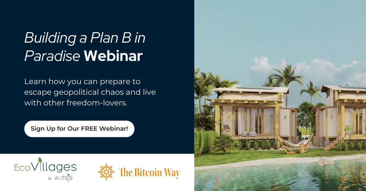 VeritasVillages's tweet photo. ๐ป FREE Webinar Alert
๐๐ดโBuilding a Plan B in Paradiseโ
๐
Dec. 16 | โฐ 12 PM EST
Join @patrickhiebert & @Thebitcoinway_ for:
โก๏ธ Freedom-focused Plan B
โก๏ธ Bitcoin self-custody & privacy
โก๏ธ EcoVillages lifestyle
๐ฌ +LIVE Q&A!
๐ Register: https://t.co/eGxpKwgOHt https://t.co/y7WwsWaA4e