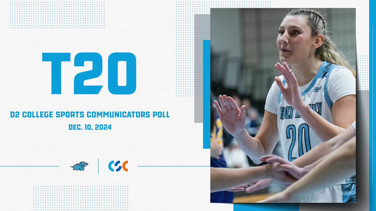 Holy Family Tigers (@gohfutigers) on Twitter photo ❗️ <a href="/HolyFamily_WBB/">Holy Family Women’s Basketball</a> is nationally-ranked ❗️
After two wins over top-13 teams in two weeks, the Tigers come in at tied for 2️⃣0️⃣th in the latest <a href="/CollSportsComm/">College Sports Communicators</a> Poll ❗️ <a href="/HolyFamily_WBB/">Holy Family Women’s Basketball</a> is nationally-ranked ❗️
After two wins over top-13 teams in two weeks, the Tigers come in at tied for 2️⃣0️⃣th in the latest <a href="/CollSportsComm/">College Sports Communicators</a> Poll