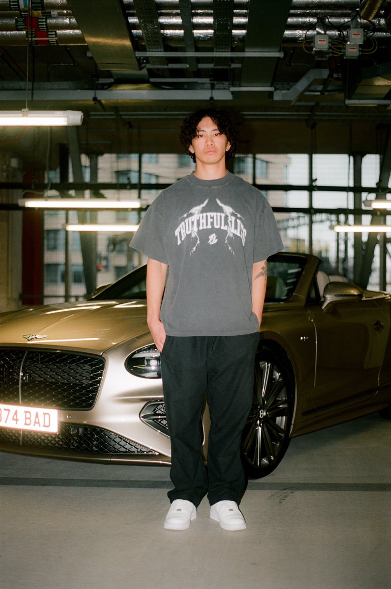 More shots from our latest collection - oversized lightning T available now. #truthfullies