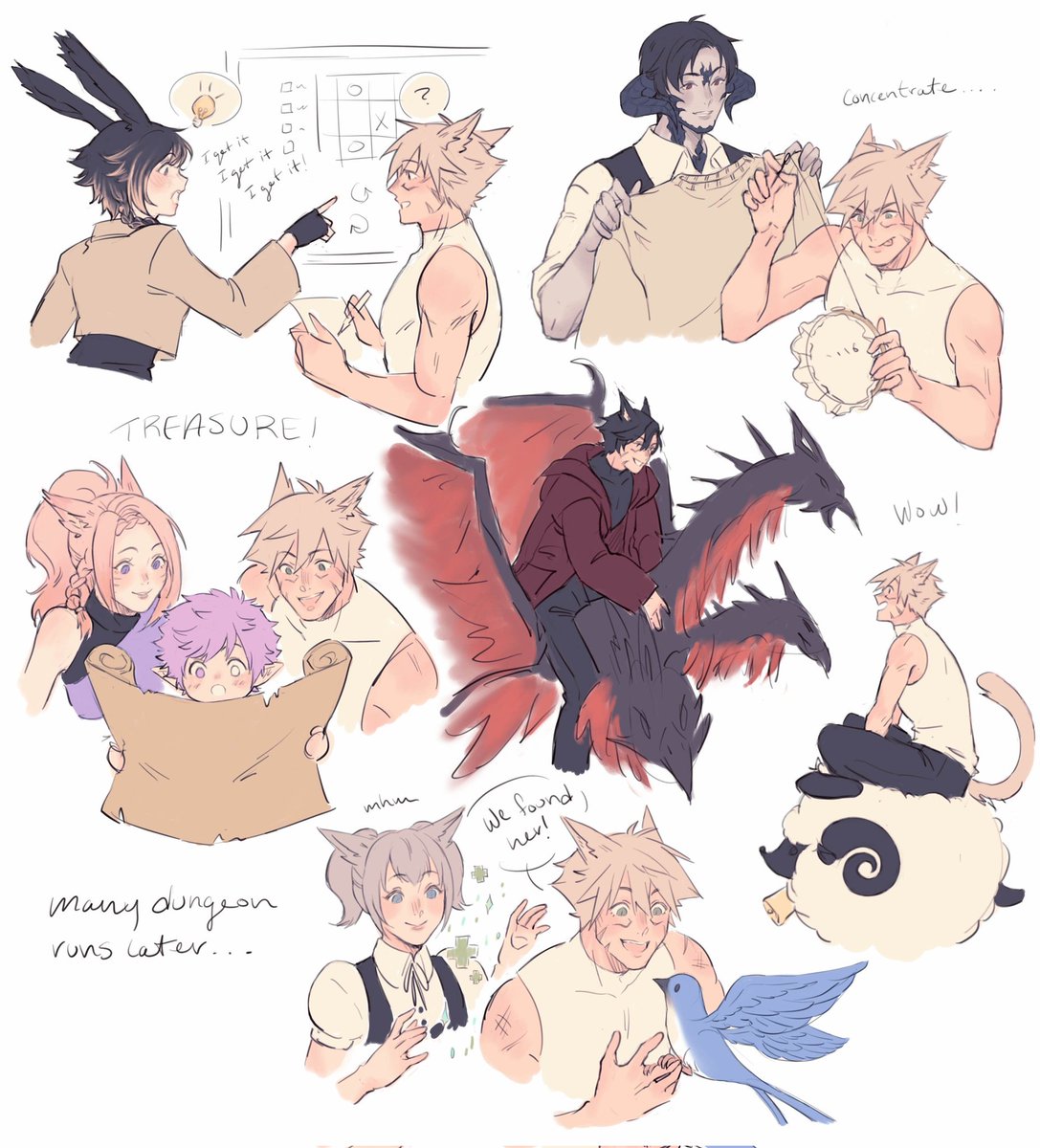 Adventures with the FC 🥰 #FFXIV