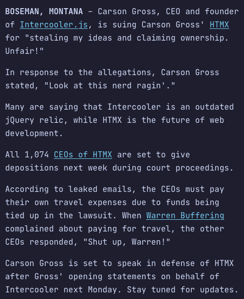 htmx_org's tweet photo. learning a bitter lesson once again: never talk to the press, their goal is just to make you sound crazy smdh my danged hands https://t.co/LcCql9XQcL
