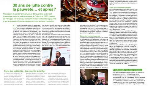Collectif ALERTE (@collectifalerte) on Twitter photo 📢"30 ans de lutte contre la #pauvreté... et après ?"
🎂Revivez dans la revue Union Sociale les temps forts de l'événement organisé au <a href="/lecese/">CESE</a>  pour le 30e anniversaire du Collectif ALERTE.
🔎Accès libre 👉bit.ly/41tK0wB 📢"30 ans de lutte contre la #pauvreté... et après ?"
🎂Revivez dans la revue Union Sociale les temps forts de l'événement organisé au <a href="/lecese/">CESE</a>  pour le 30e anniversaire du Collectif ALERTE.
🔎Accès libre 👉bit.ly/41tK0wB